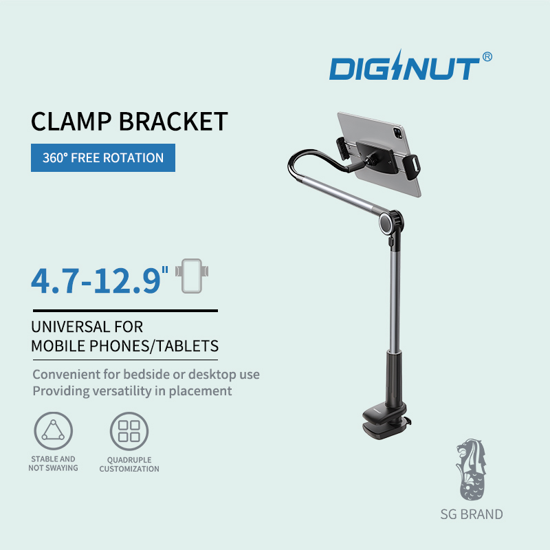 Diginut SD-610 Tripod Stand Black/Flexible Viewing/Versatile Use