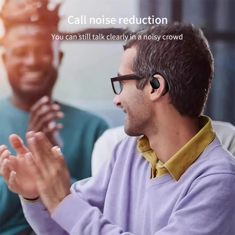 Diginut T-36S Open-ear Wearable Stereo Earbuds Black/White Bluetooth/Sport Earbuds