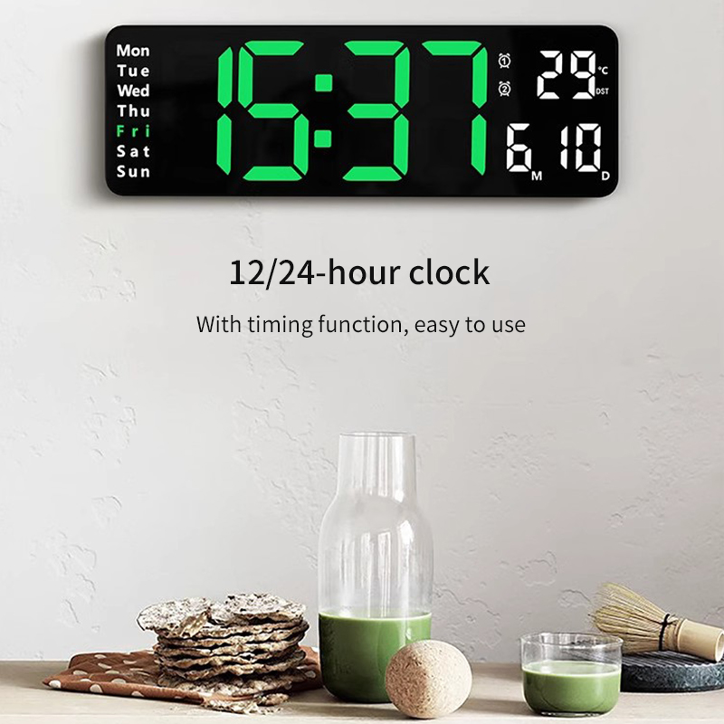 Diginut TM-01 Multiple Functional LED Digital Clock With Remote Control/ 12/24-hour System/ Power Supply