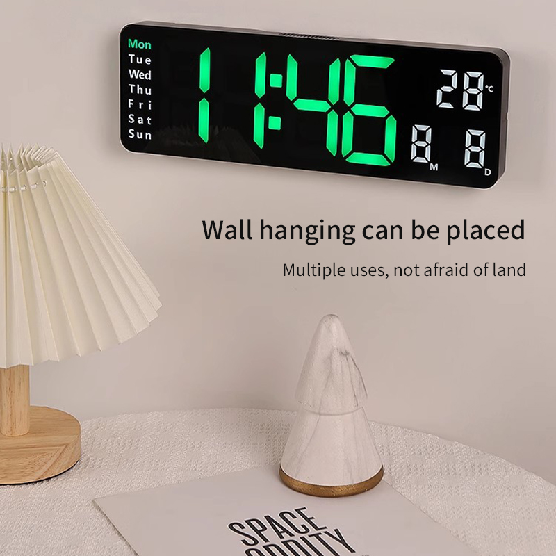 Diginut TM-01 Multiple Functional LED Digital Clock With Remote Control/ 12/24-hour System/ Power Supply