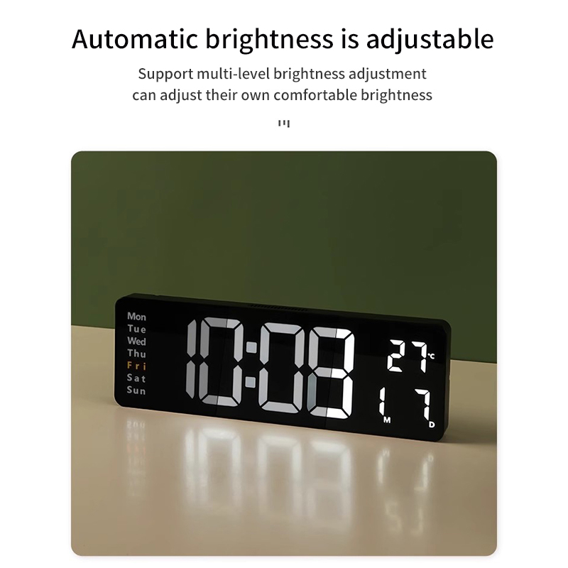 Diginut TM-01 Multiple Functional LED Digital Clock With Remote Control/ 12/24-hour System/ Power Supply
