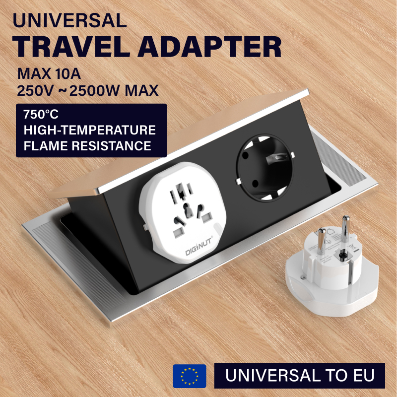 Diginut UA-20 Universal to UK / UA-21 Universal to US /UA-22 Universal to AU/UA-23 Universal to EU Adapter