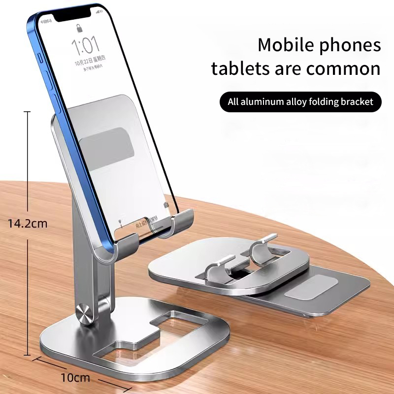 DIGINUT ZJ15 Aluminum Foldable Phone Stand/ Foldable Storage/ Angle& Height adjustable