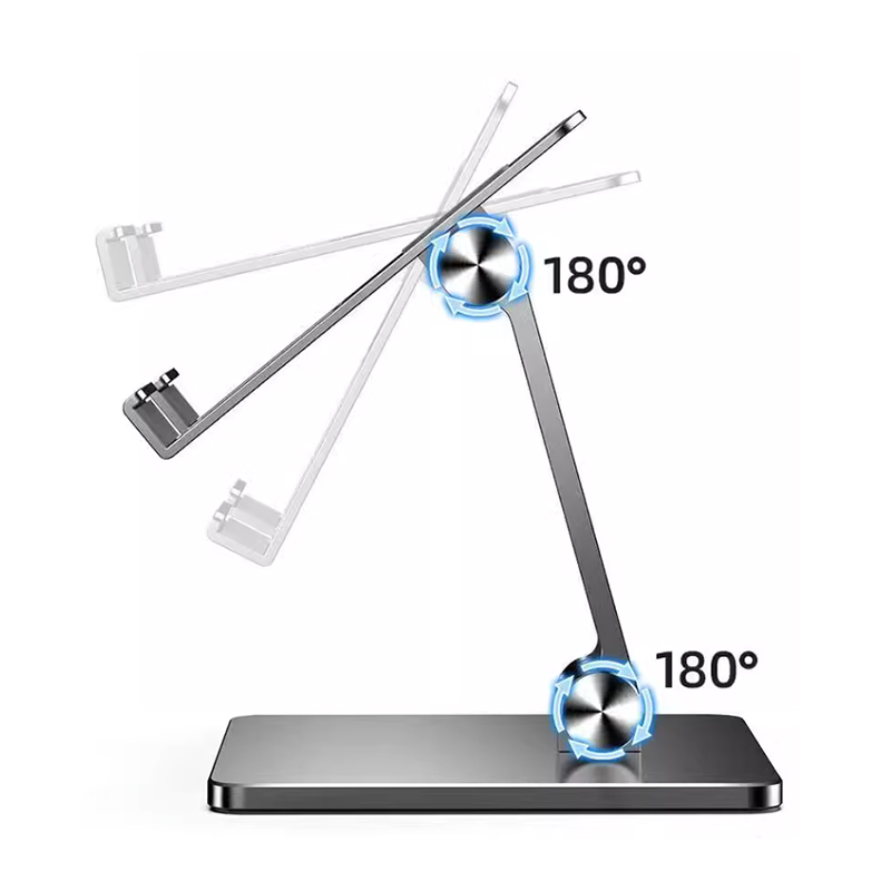 DIGINUT ZJ15 Aluminum Foldable Phone Stand/ Foldable Storage/ Angle& Height adjustable