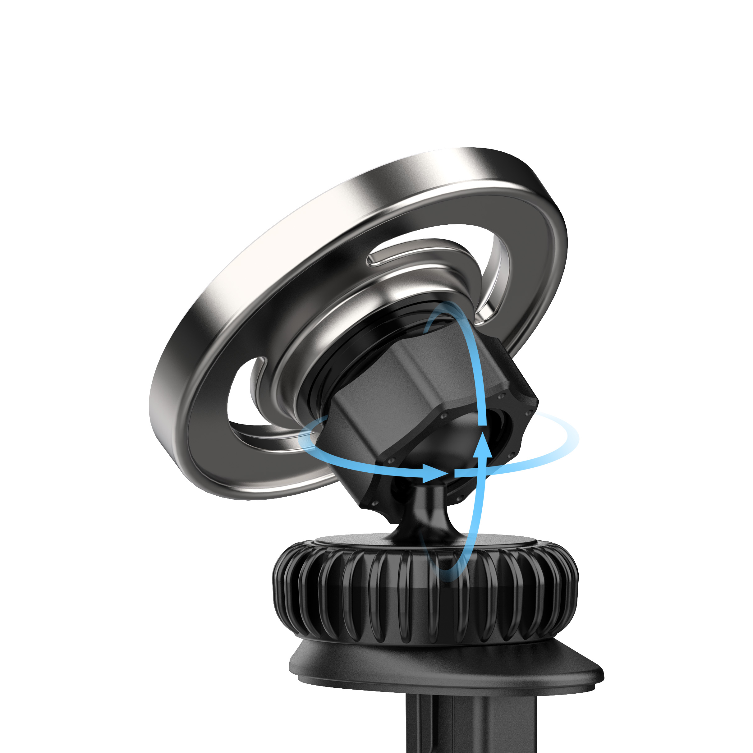 Diginut CH-27 Aircon Vent Magnetic Car Holder Gray