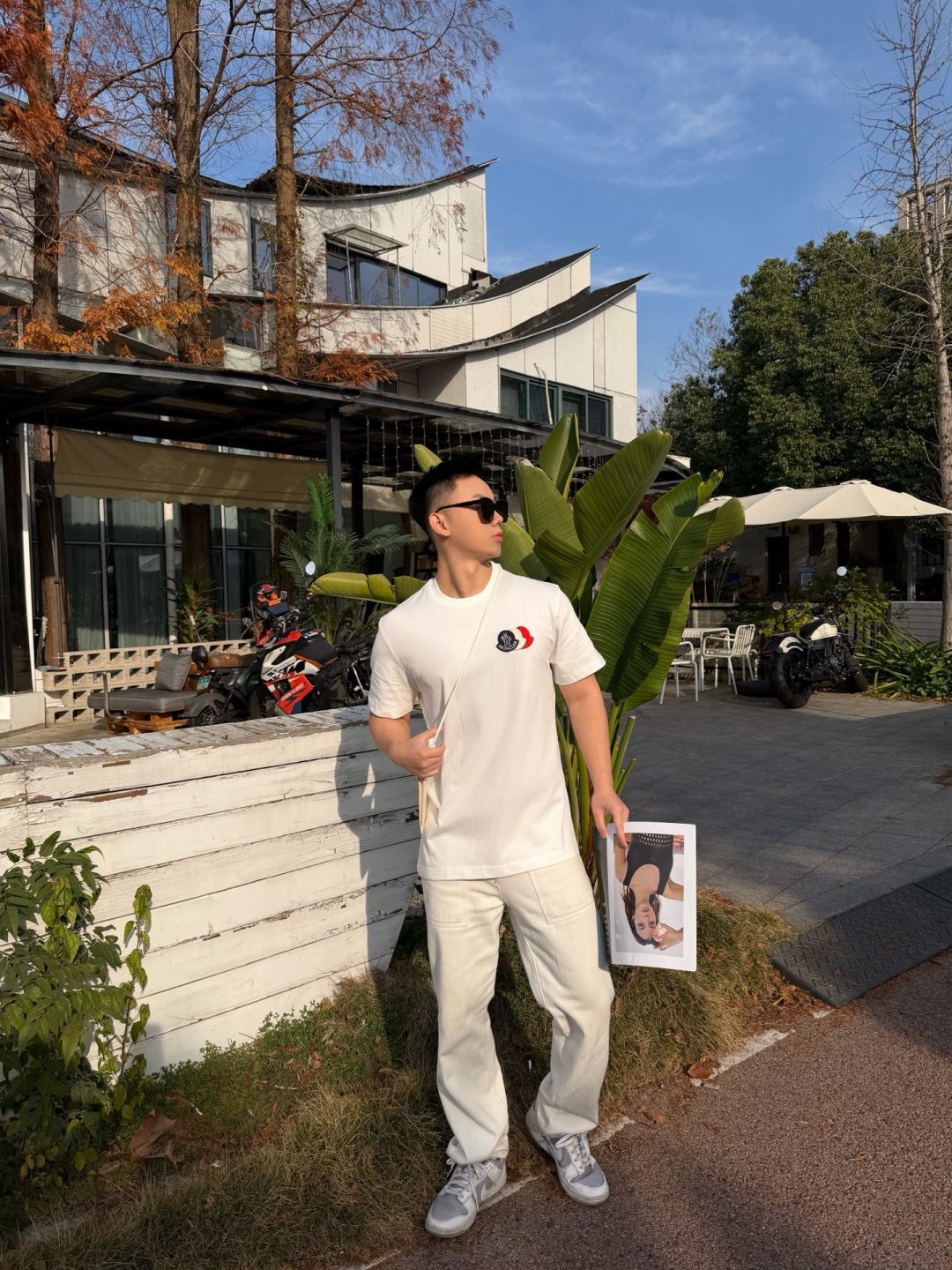 モンクラーパッチロゴ半袖