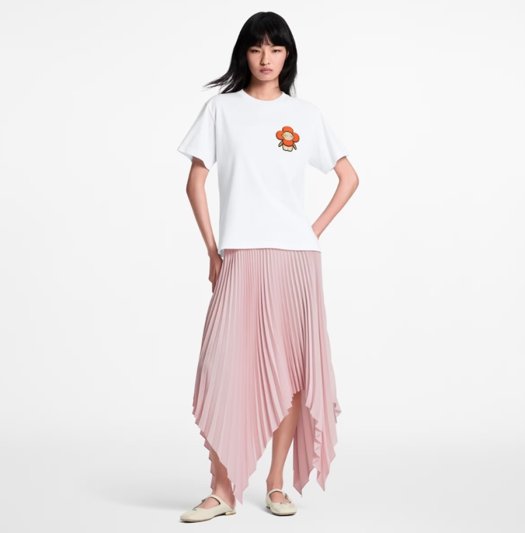 ルイ・ヴィトン 歯ブラシ刺繍人形Tシャツ