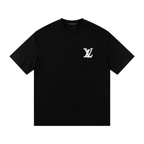 LOUIS VUITTON レタープリントクルーネックTシャツ