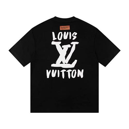 LOUIS VUITTON レタープリントクルーネックTシャツ