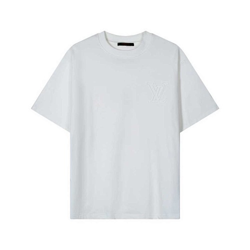 LOUIS VUITTON シンプルなプリントのクルーネックTシャツ