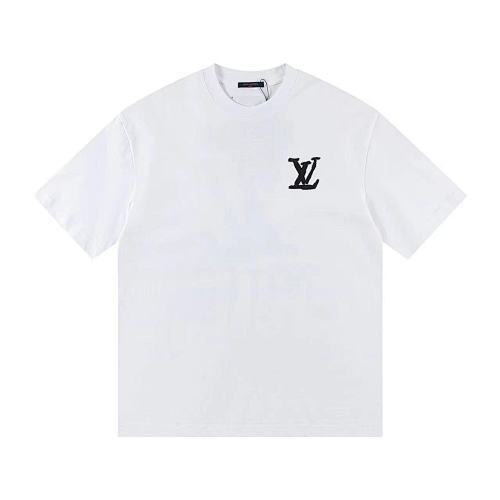 LOUIS VUITTON レタープリントクルーネックTシャツ