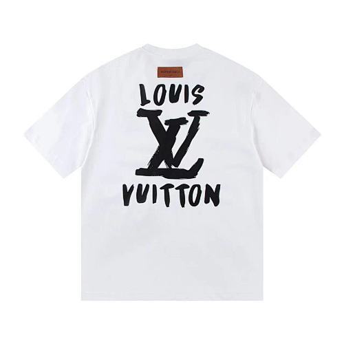 LOUIS VUITTON レタープリントクルーネックTシャツ