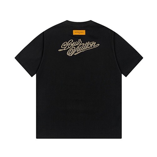 LOUIS VUITTON 刺繍入りレタークルーネックTシャツ