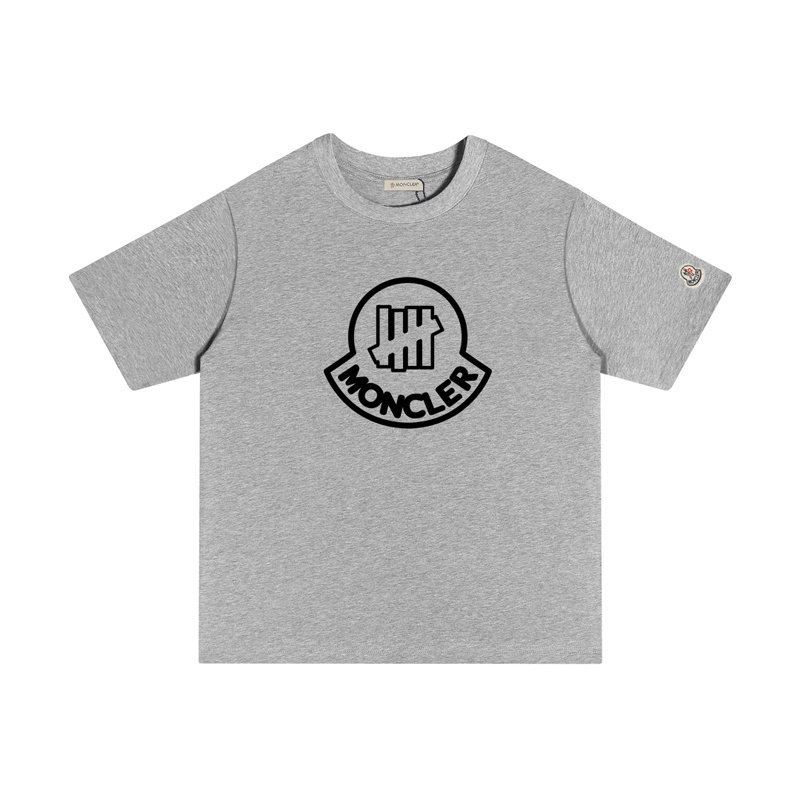 MONCLER シンプルなロゴ入りコットンTシャツ