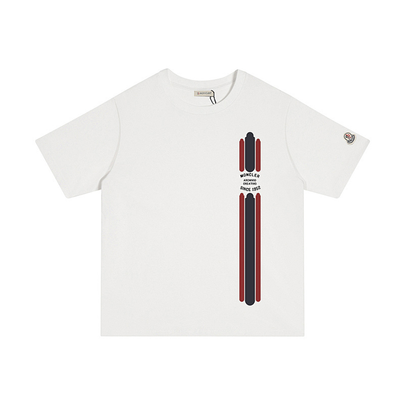 MONCLER カジュアルでスタイリッシュなコットンTシャツ