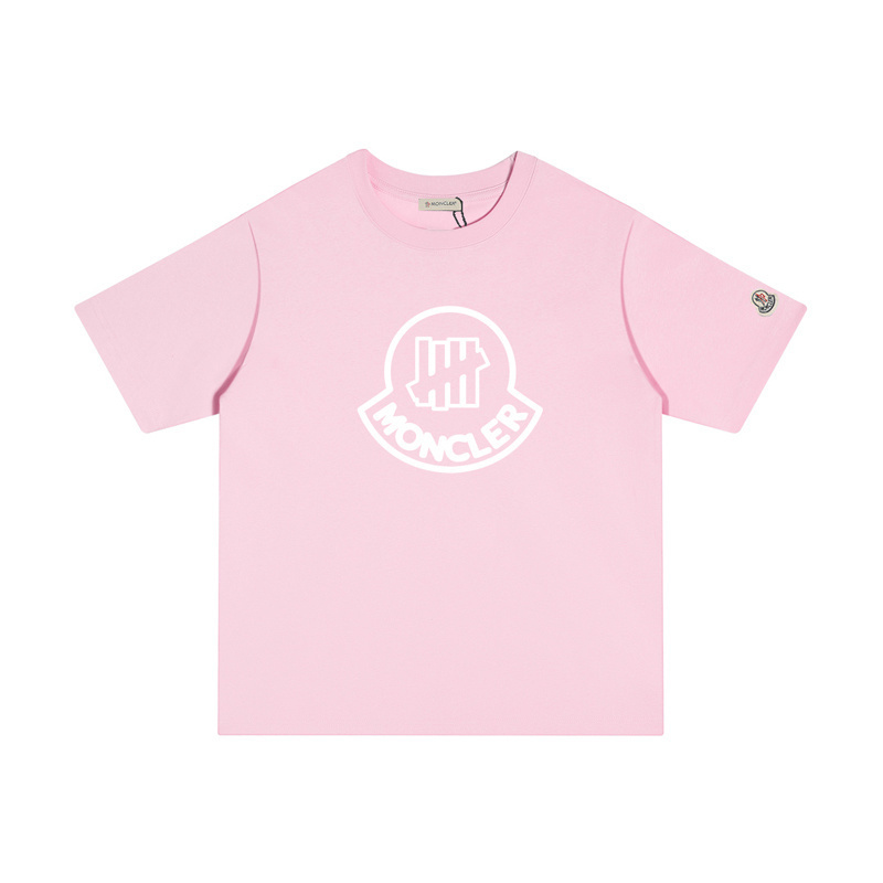 MONCLER シンプルなロゴ入りコットンTシャツ
