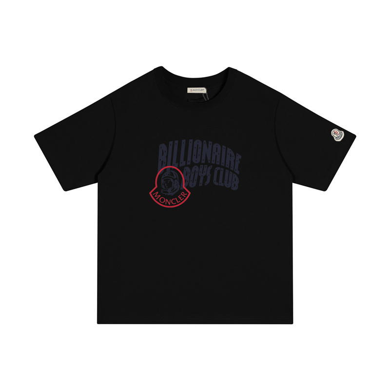 MONCLER ファッショナブルでカジュアルなプリントコットンTシャツ