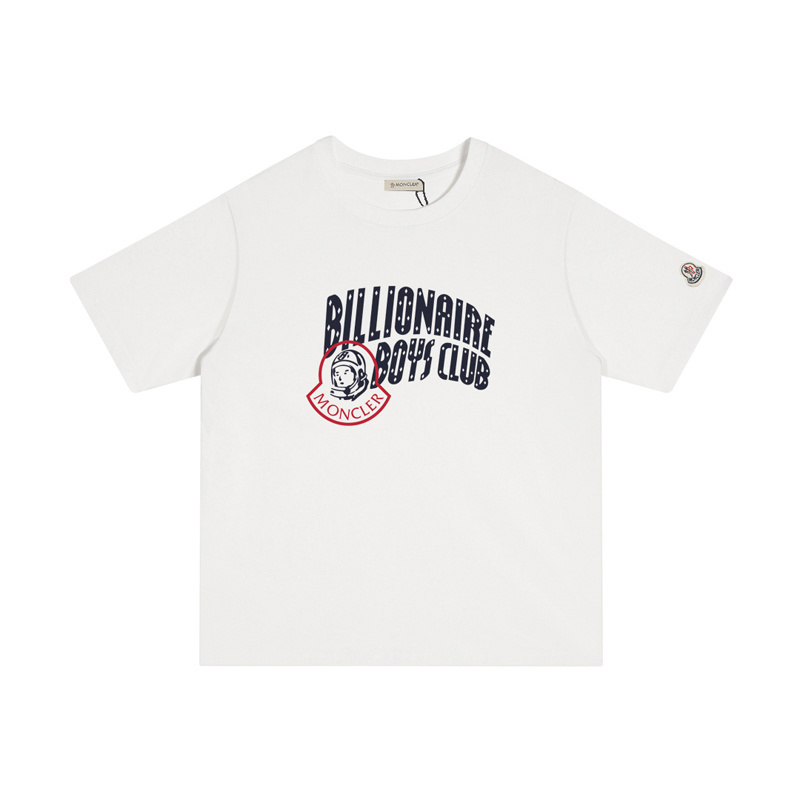 MONCLER ファッショナブルでカジュアルなプリントコットンTシャツ