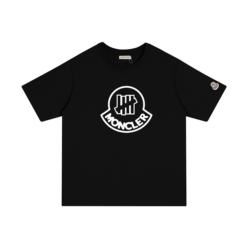 MONCLER シンプルなロゴ入りコットンTシャツ