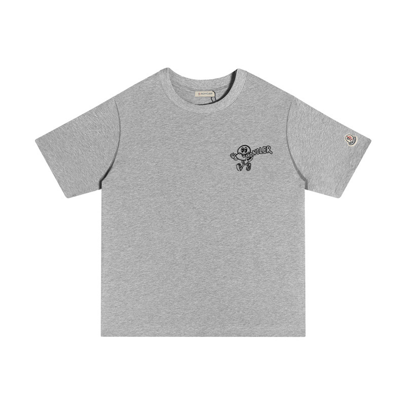 MONCLER 名入れプリント入りコットンTシャツ