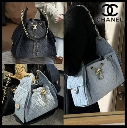 【お洒落さんにお勧めデニム♡】CHANEL25 ホーボーバッグ