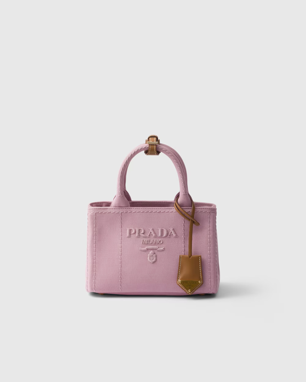 【今季注目★】PRADAスモール コットンキャンバス ハンドバッグ
