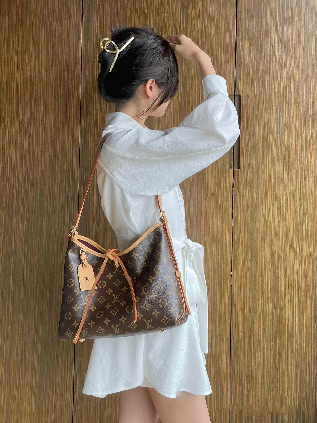 関税込み【Louis Vuitton】フローラル レース Tシャツ 