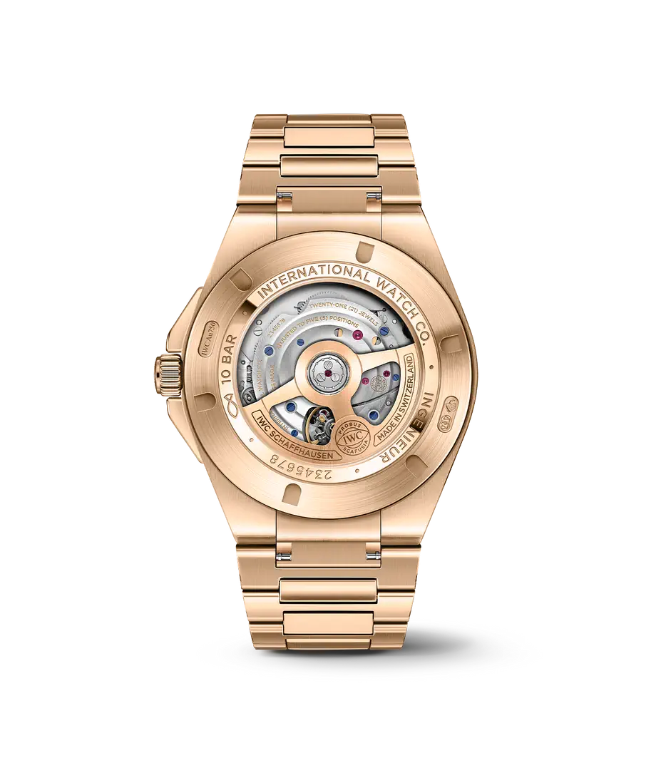 IWCインヂュニア・オートマティック 40、40 mm、18Kレッドゴールド、モデルIW328702