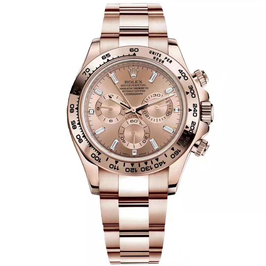Rolex Daytona Eternal Rose Gold 116505A Pink Diamond Engraved Complete Set