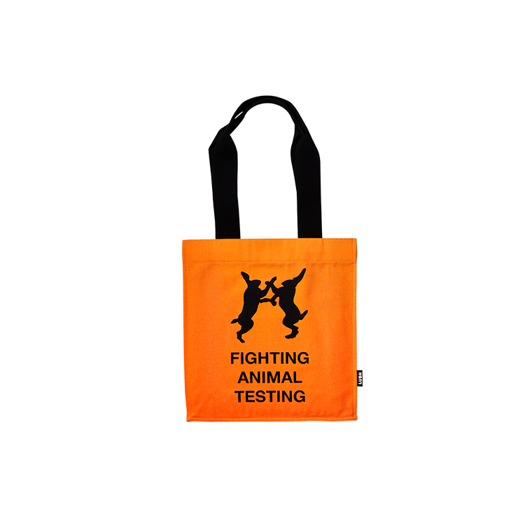 Fighting Animal Testing - Fluoro Orange
