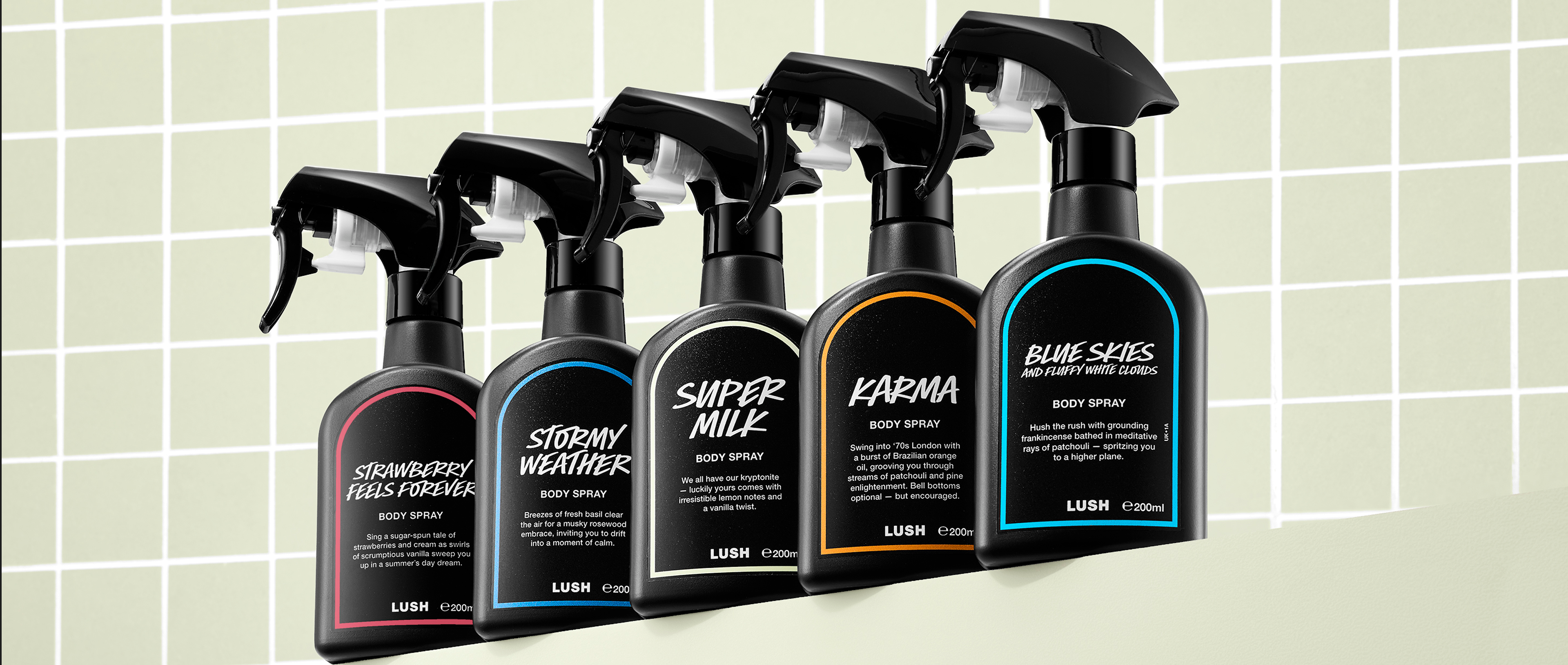 WICKED × LUSH ボディミスト 2種セット WICKED × LUSH ボディミスト 2種セット