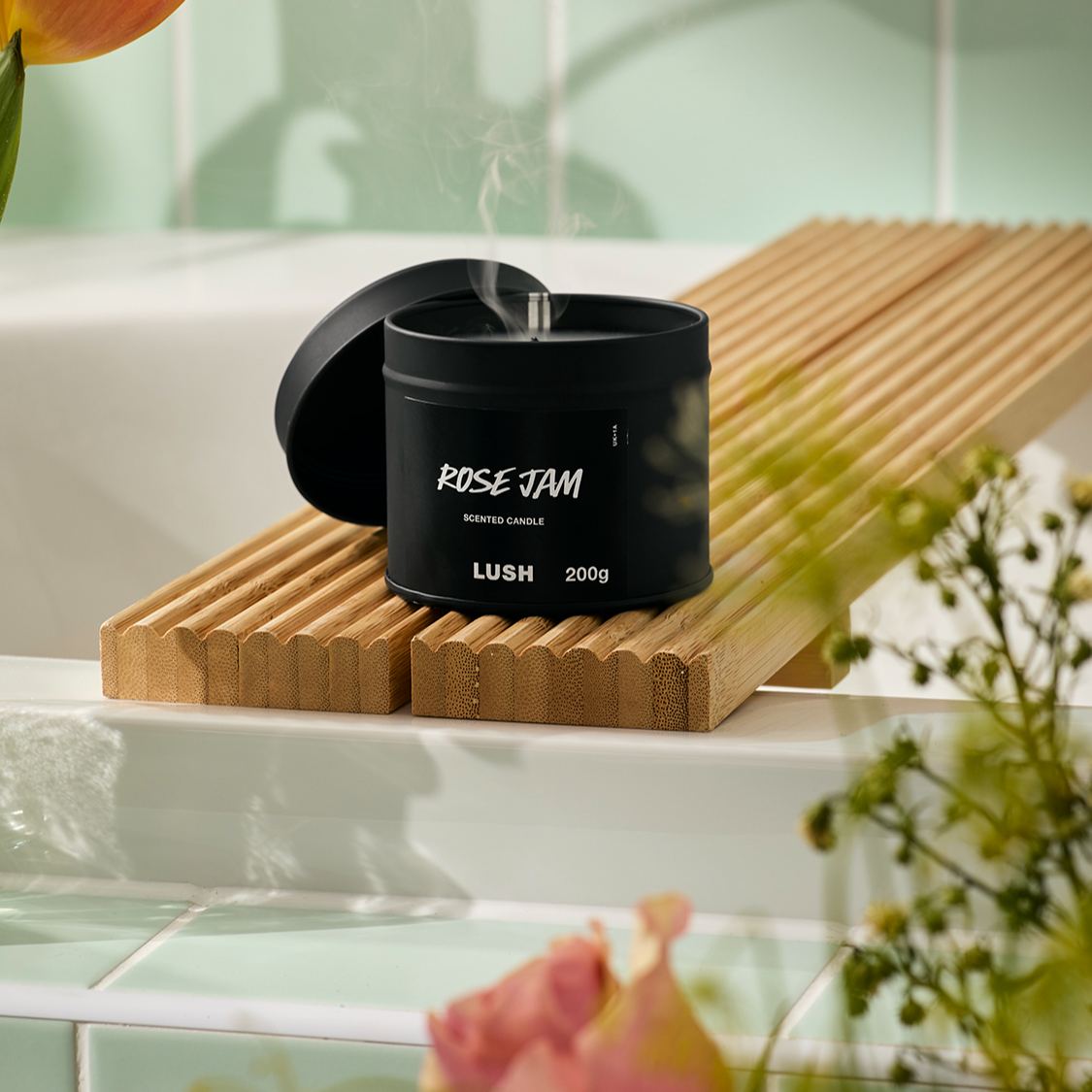 Rose Jam Single Wick Candle