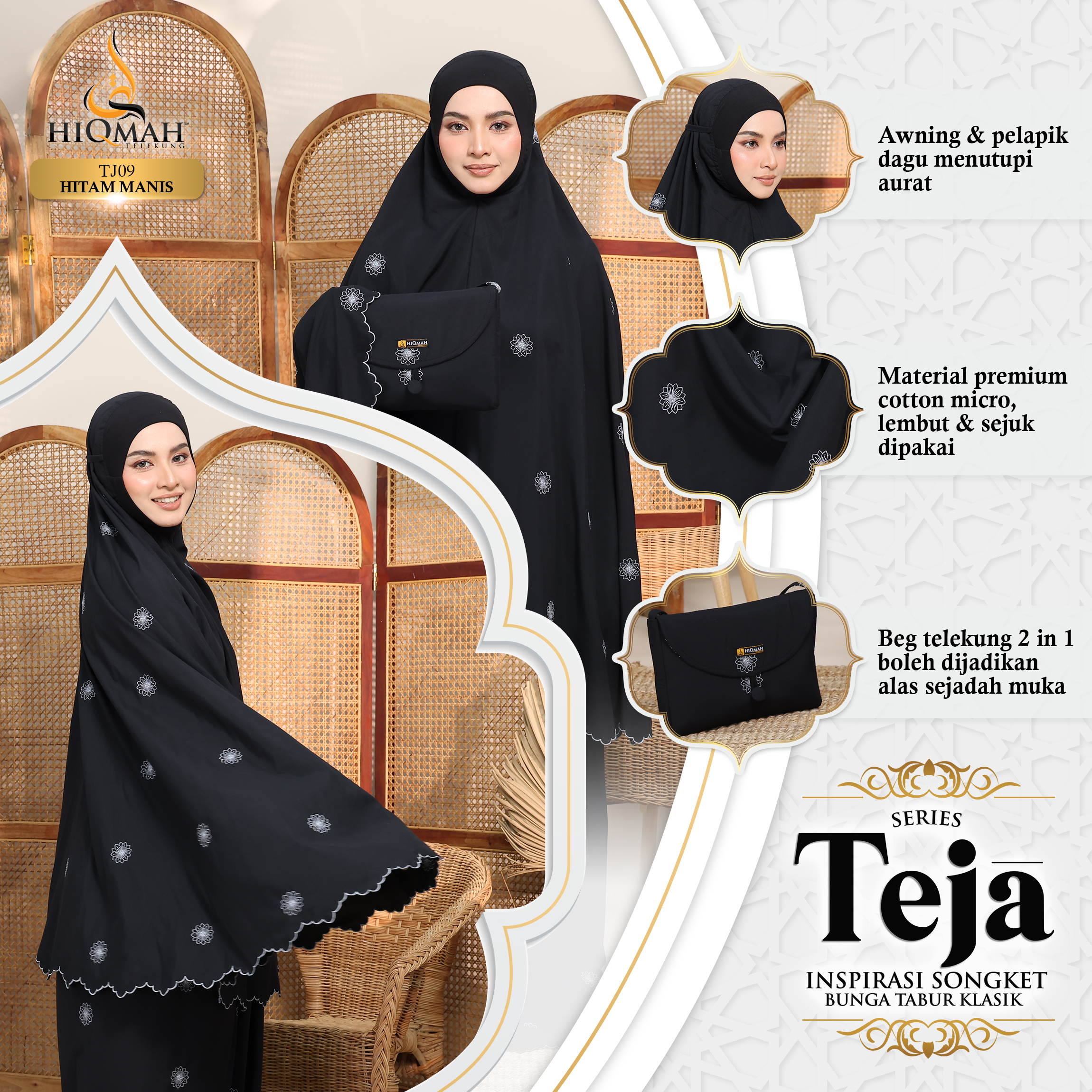 Telekung Teja (Preorder)