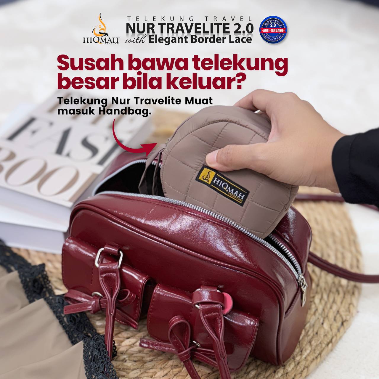 Telekung Nur Travelite 2.0 (Preorder)