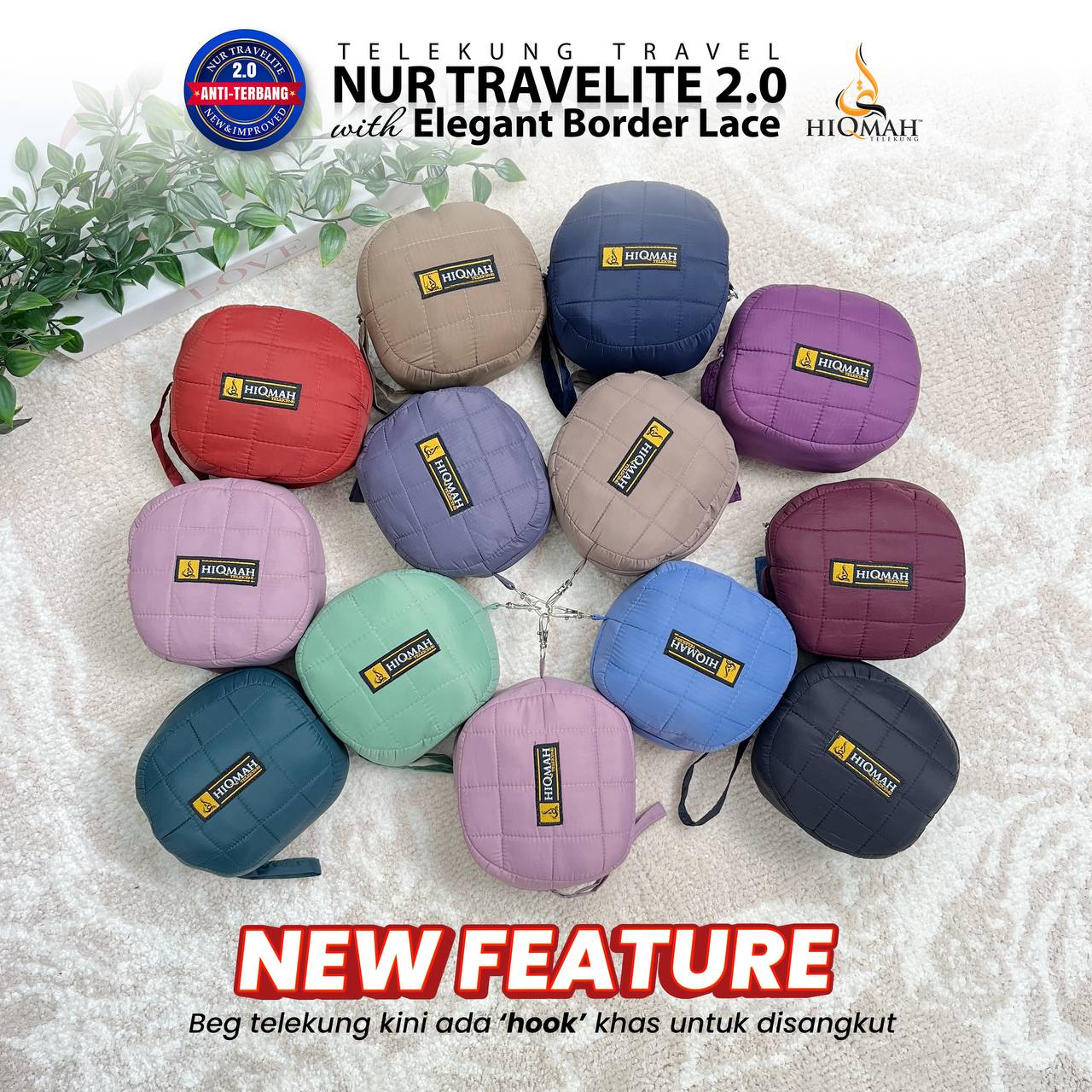 Telekung Nur Travelite 2.0 (Preorder)