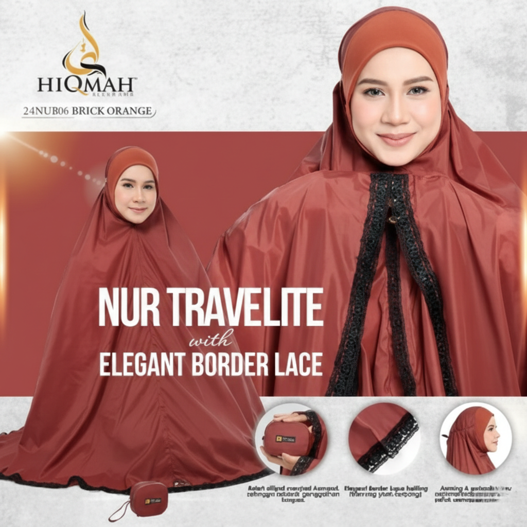 Telekung Nur Travelite 2.0 (Preorder)