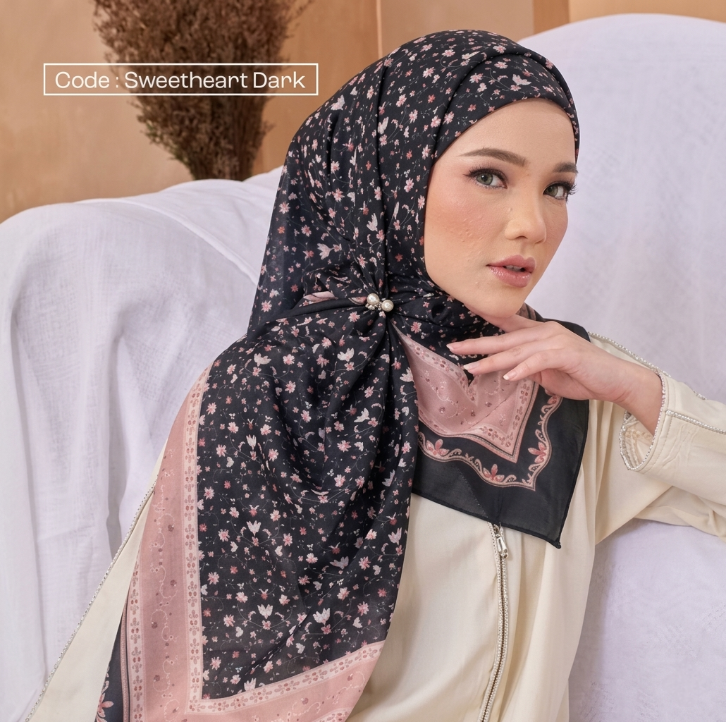 Coquette Cotton Voile Shawl