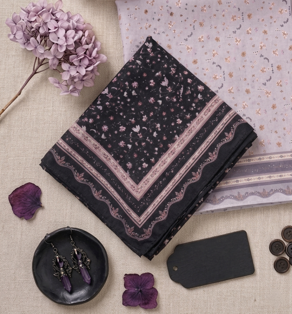 Coquette Cotton Voile Shawl