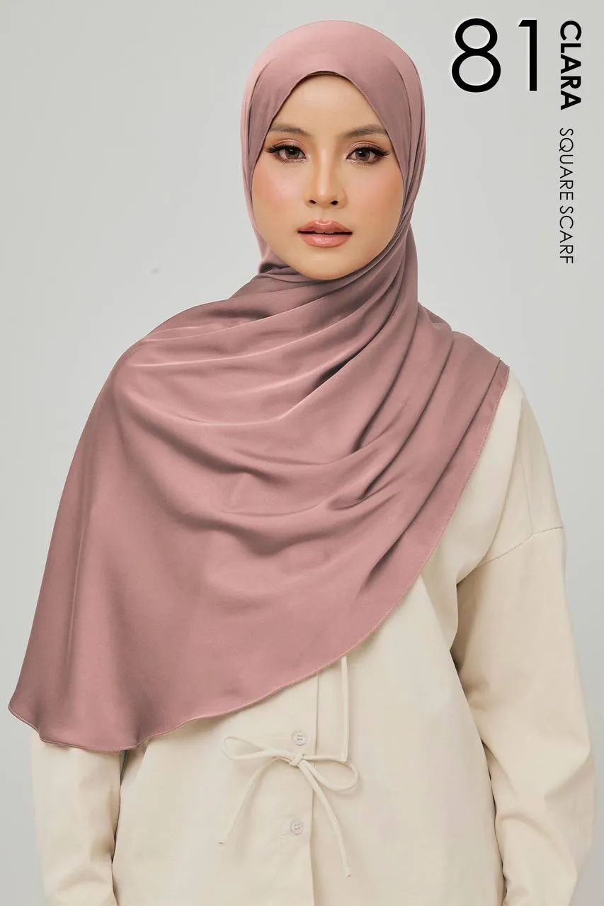 (Preorder) Clara Matte Satin Silk Shawl