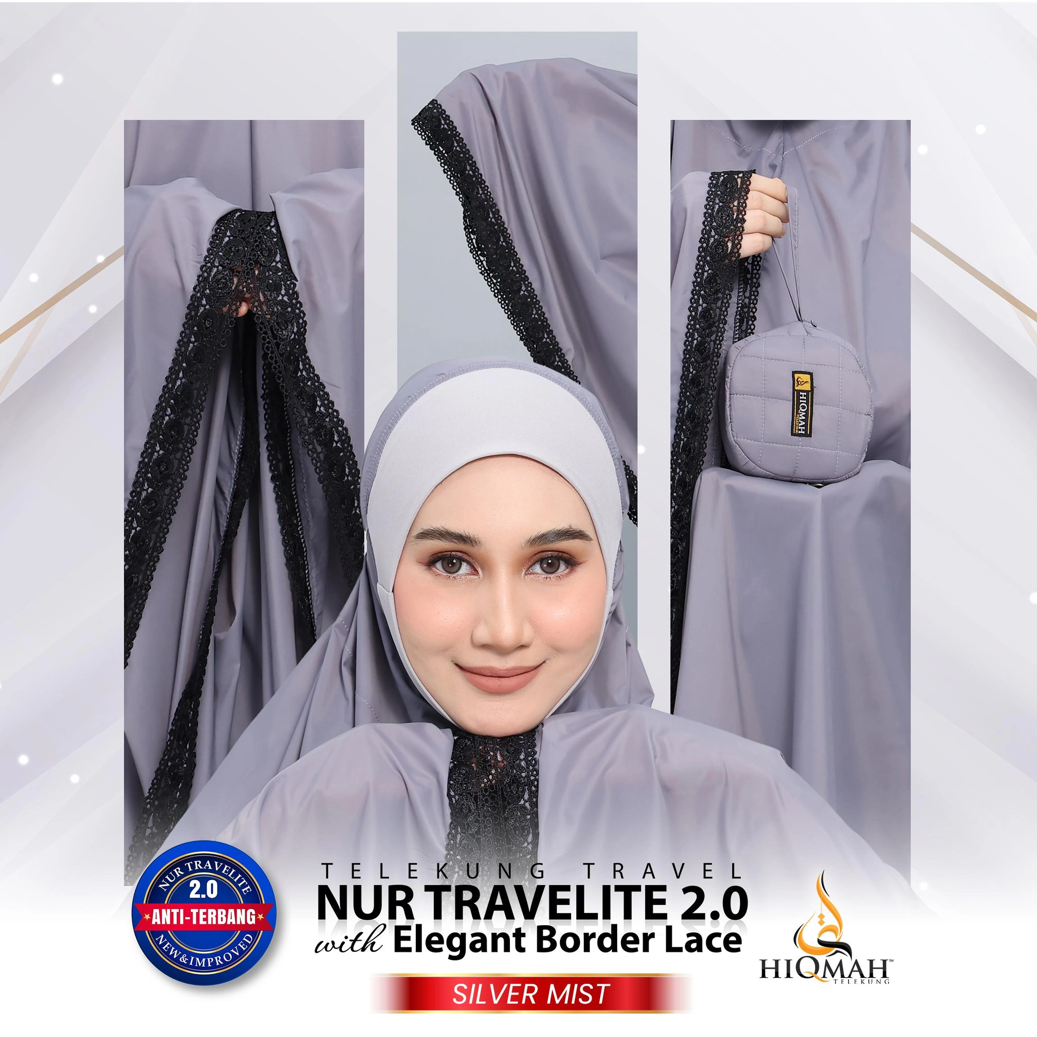 Telekung Nur Travelite 2.0 (Preorder)