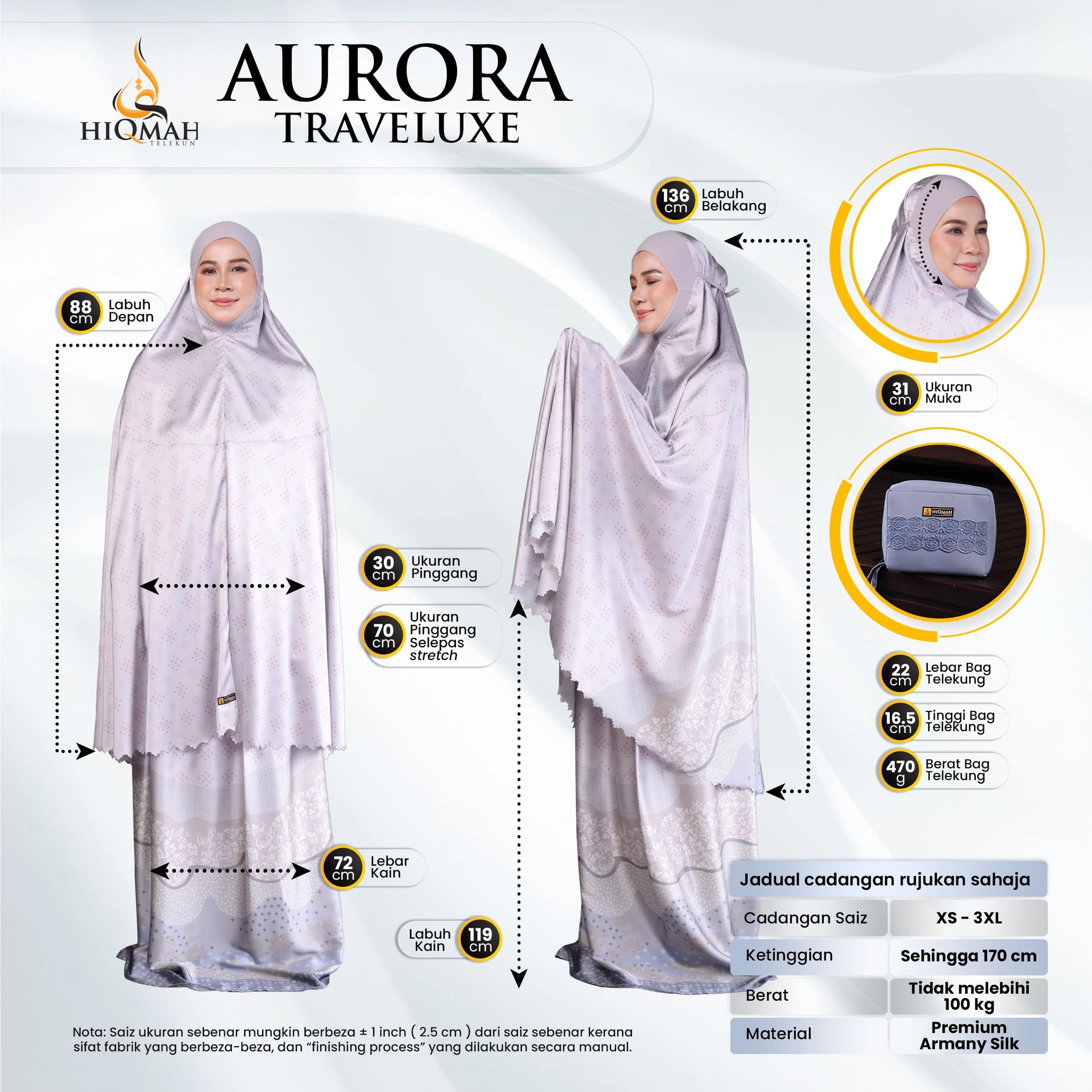 [AS IS SALE] Aurora Traveluxe Series 