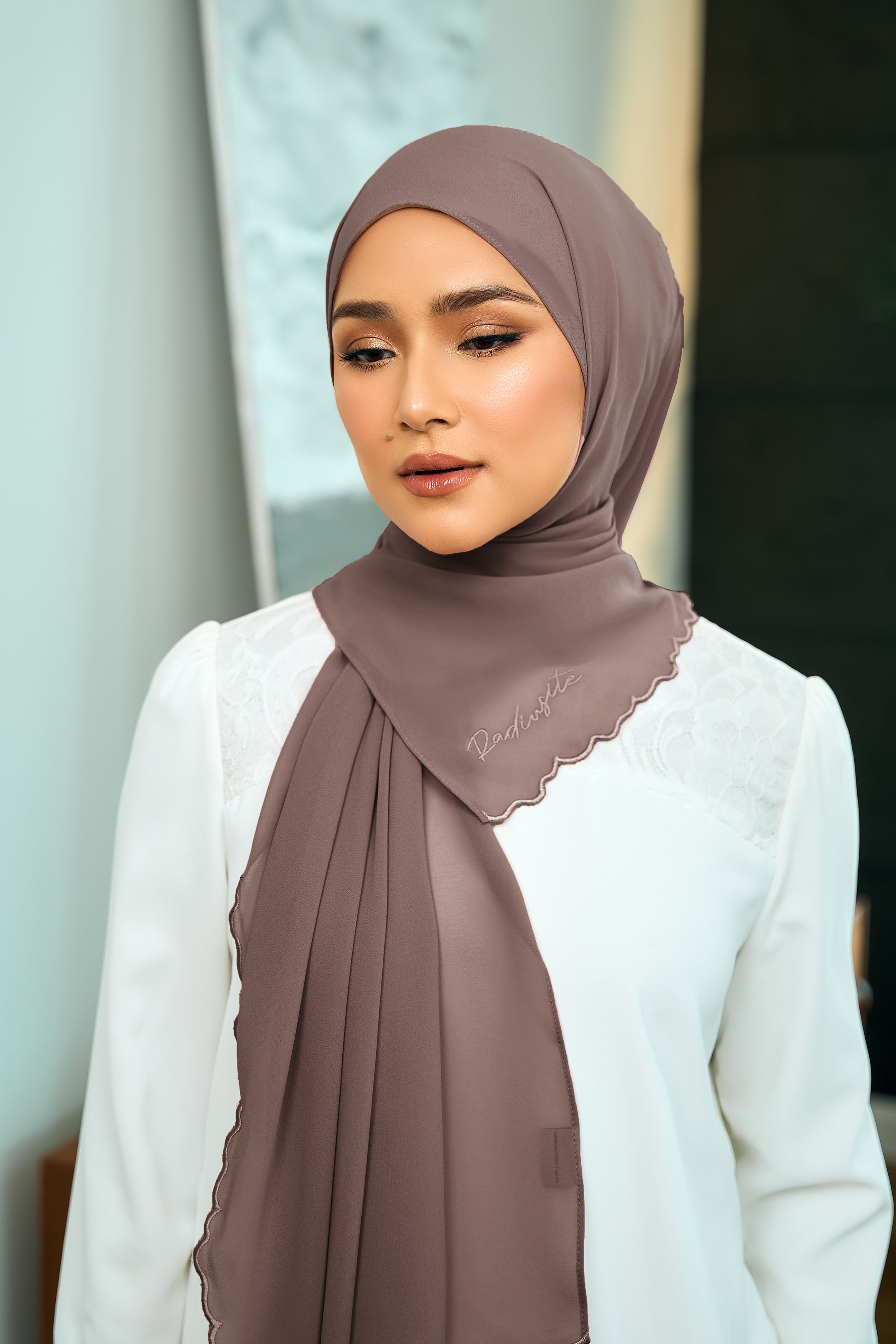 Erika Embroidered Shawl