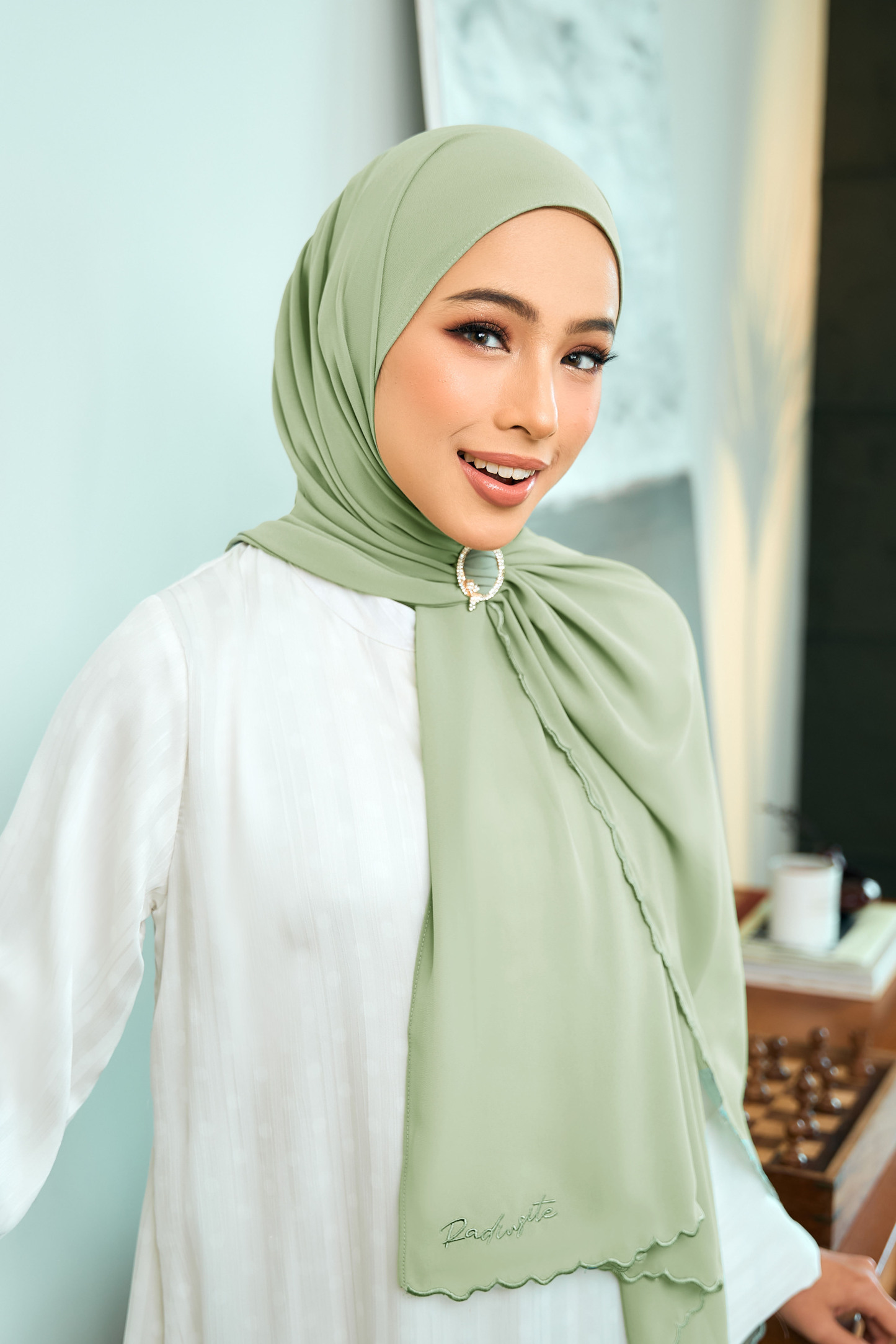 Erika Embroidered Shawl
