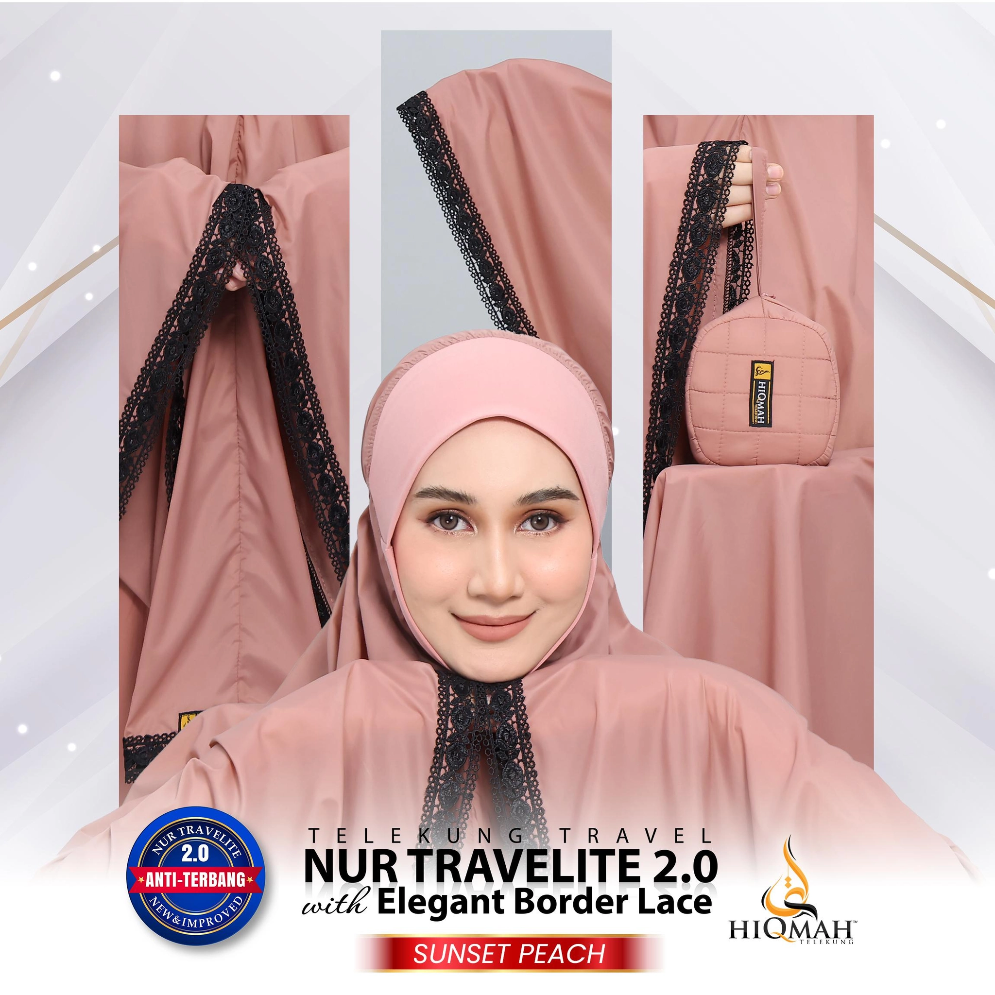 Telekung Nur Travelite 2.0 (Preorder)