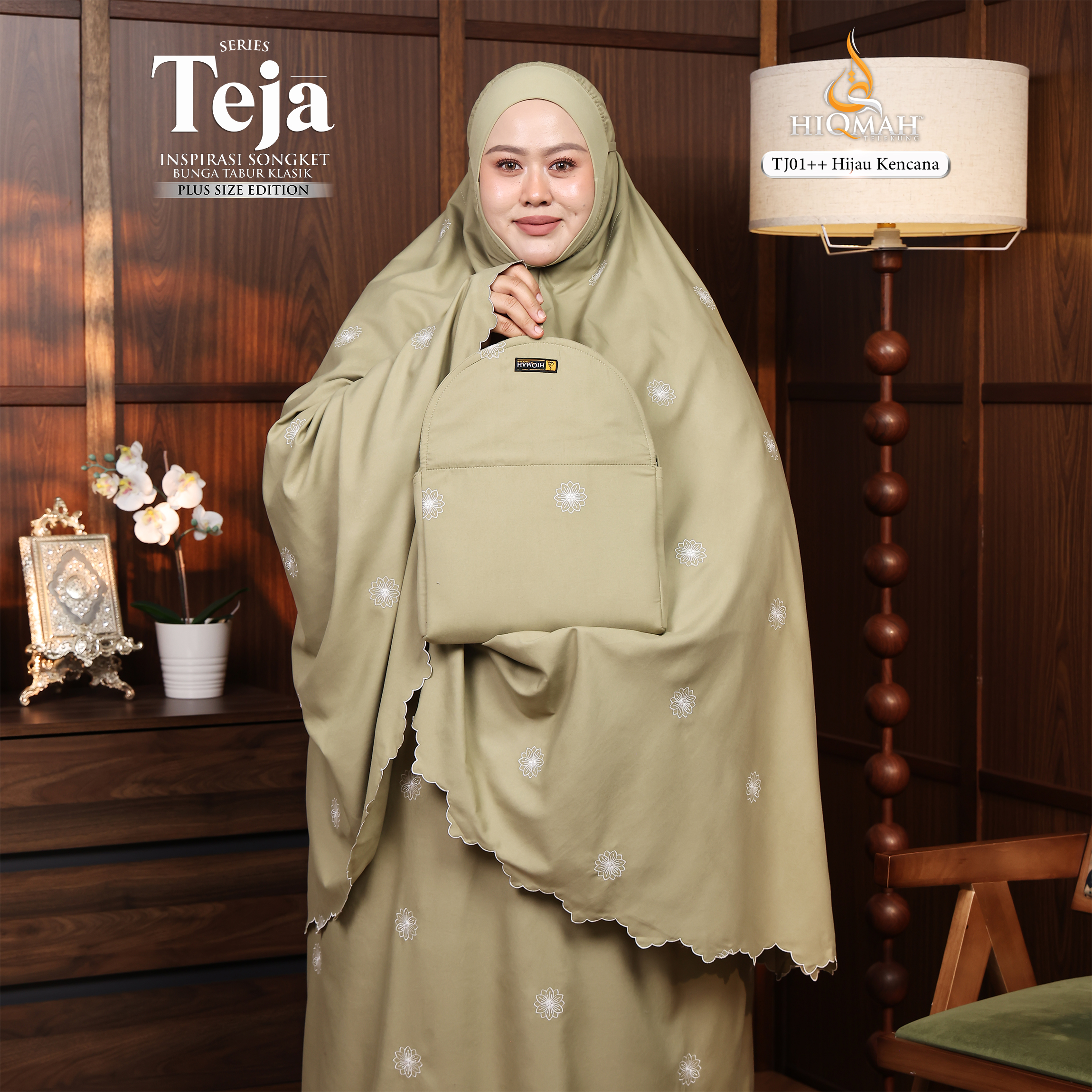 (Preorder) Telekung Teja - Plus Size Edition