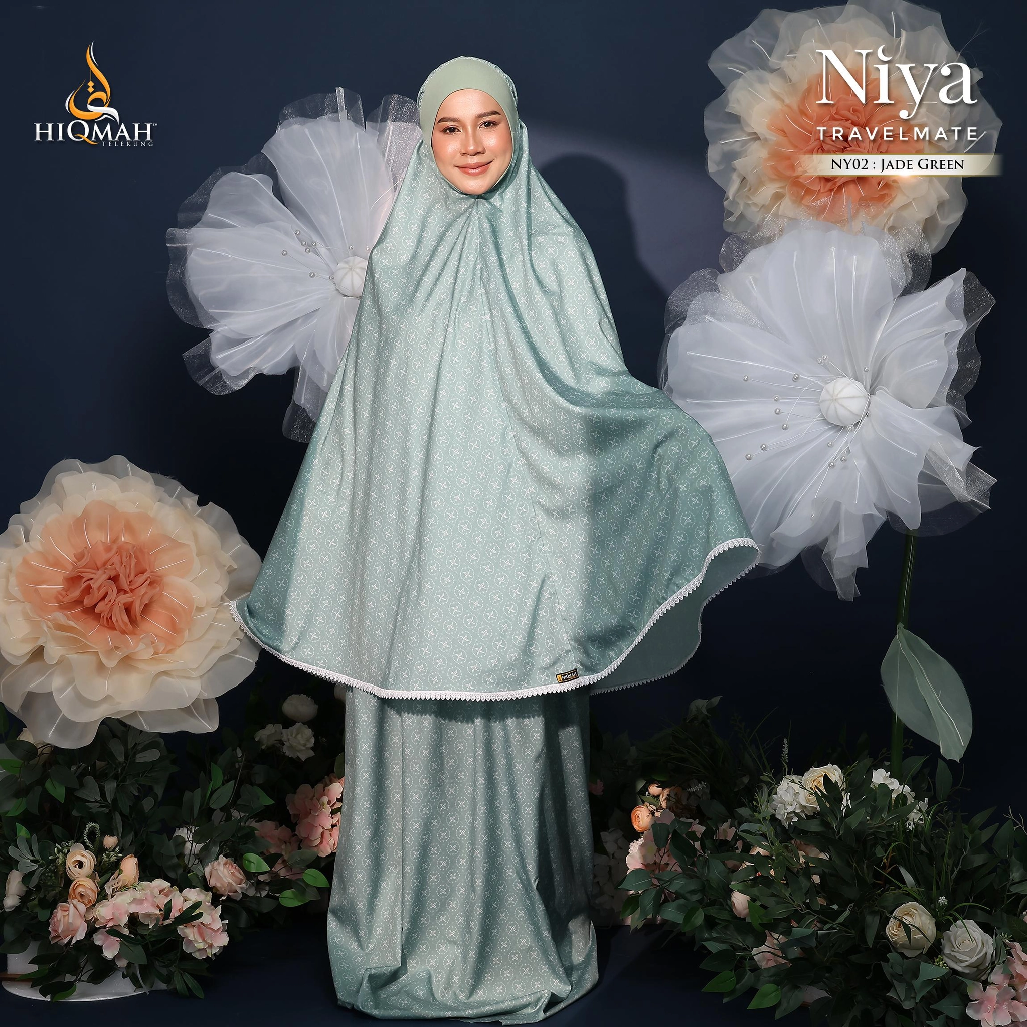 Telekung Niya Travelite Anti-Terbang (Preorder)