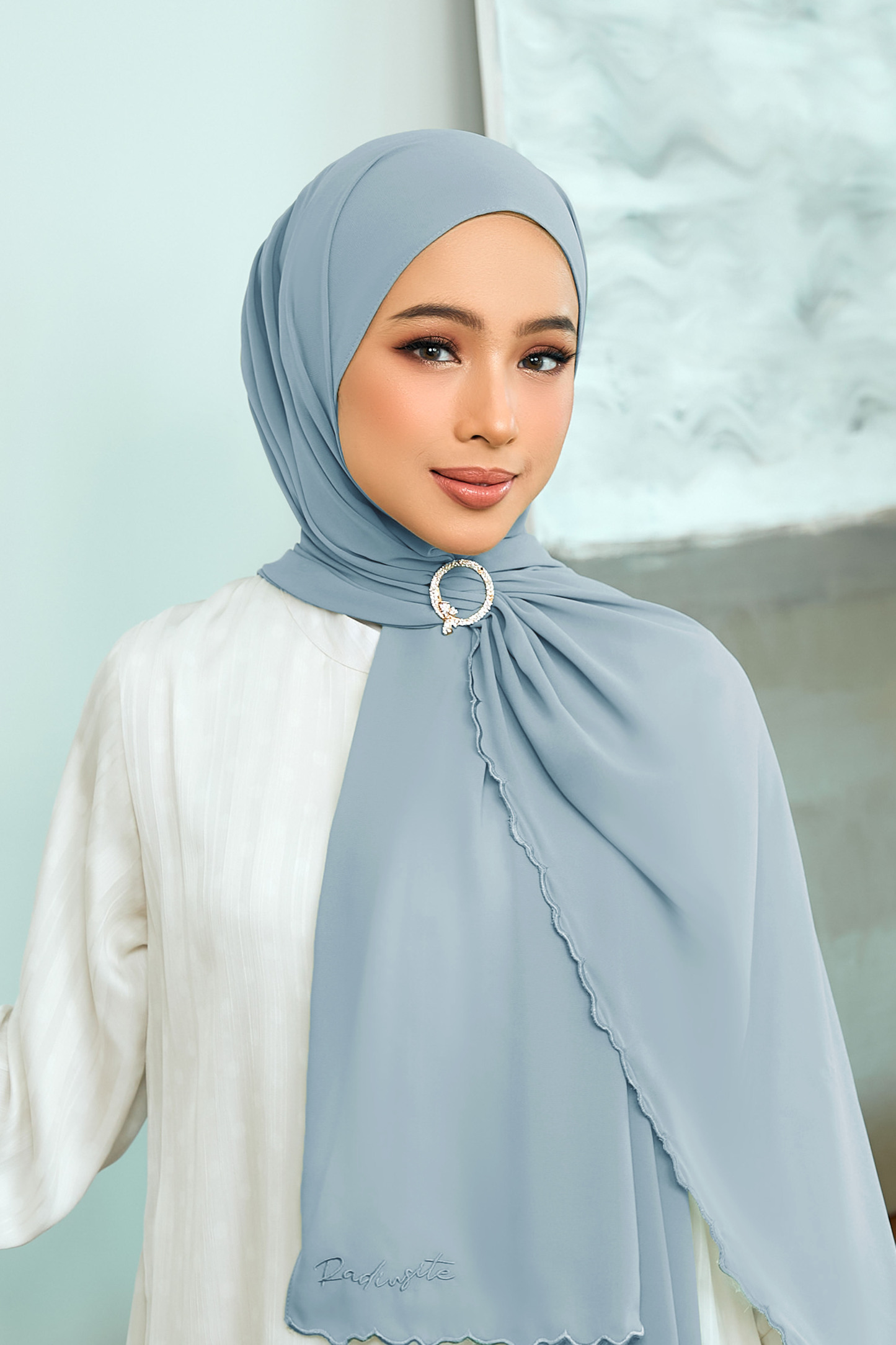 Erika Embroidered Shawl