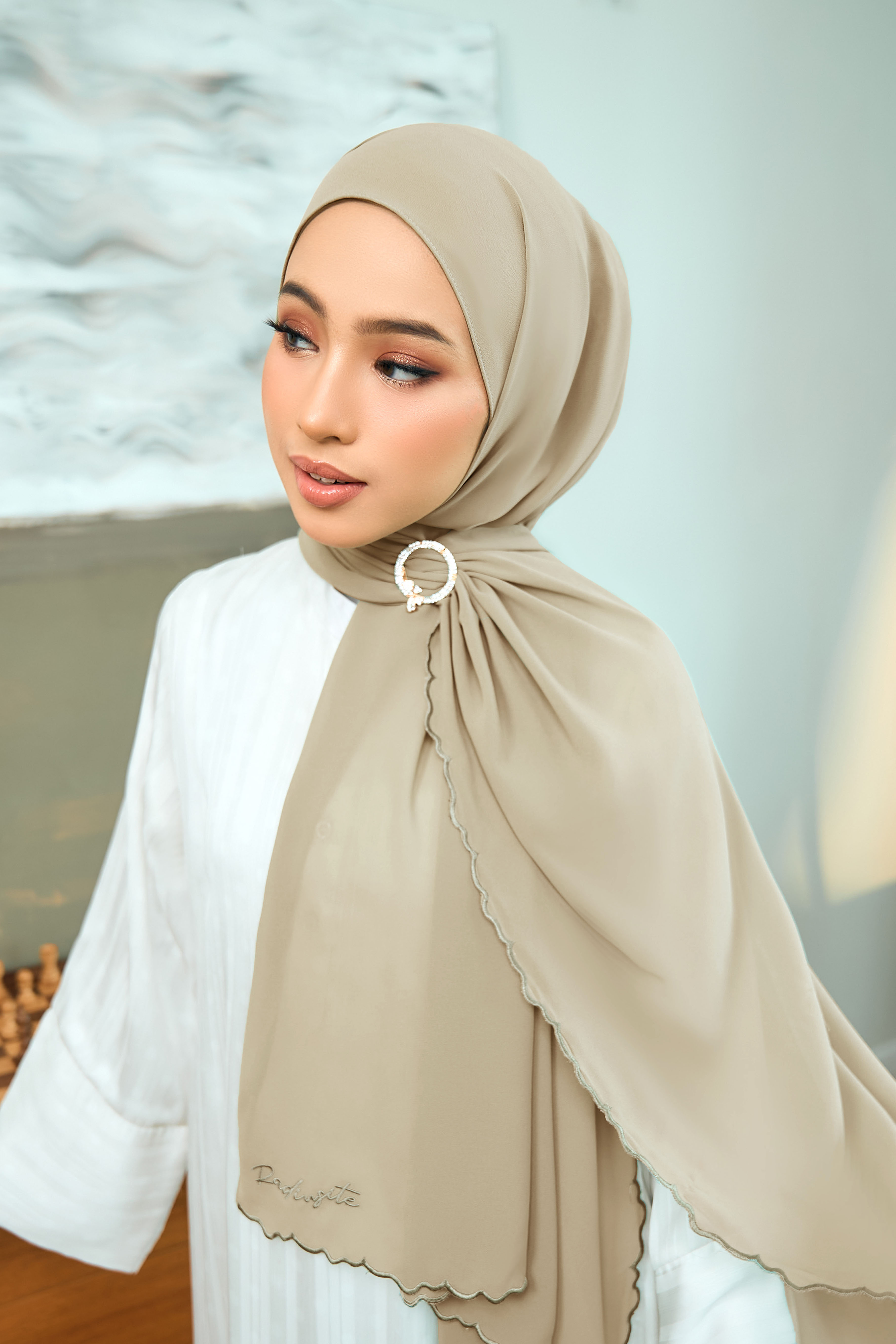 Erika Embroidered Shawl