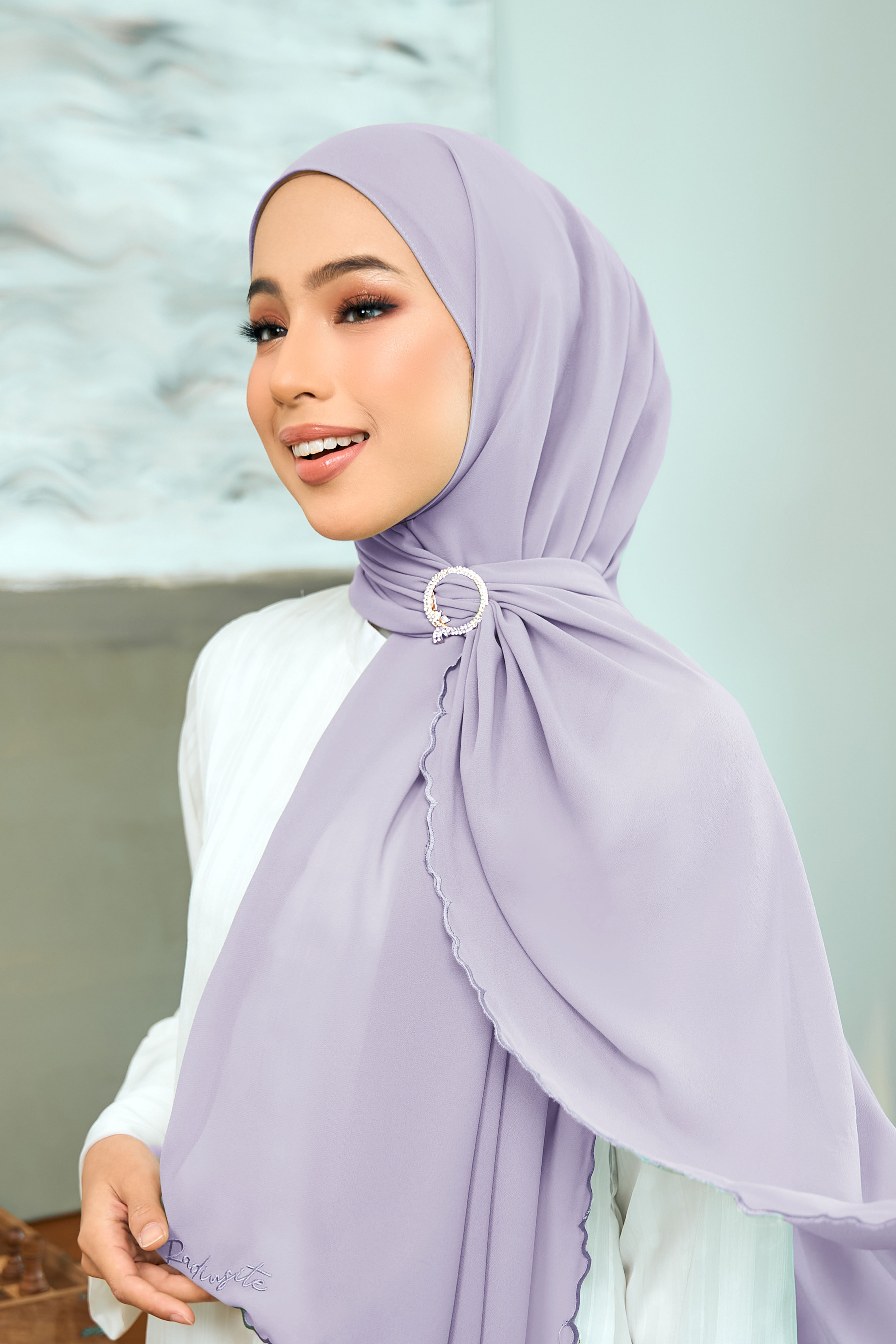 Erika Embroidered Shawl