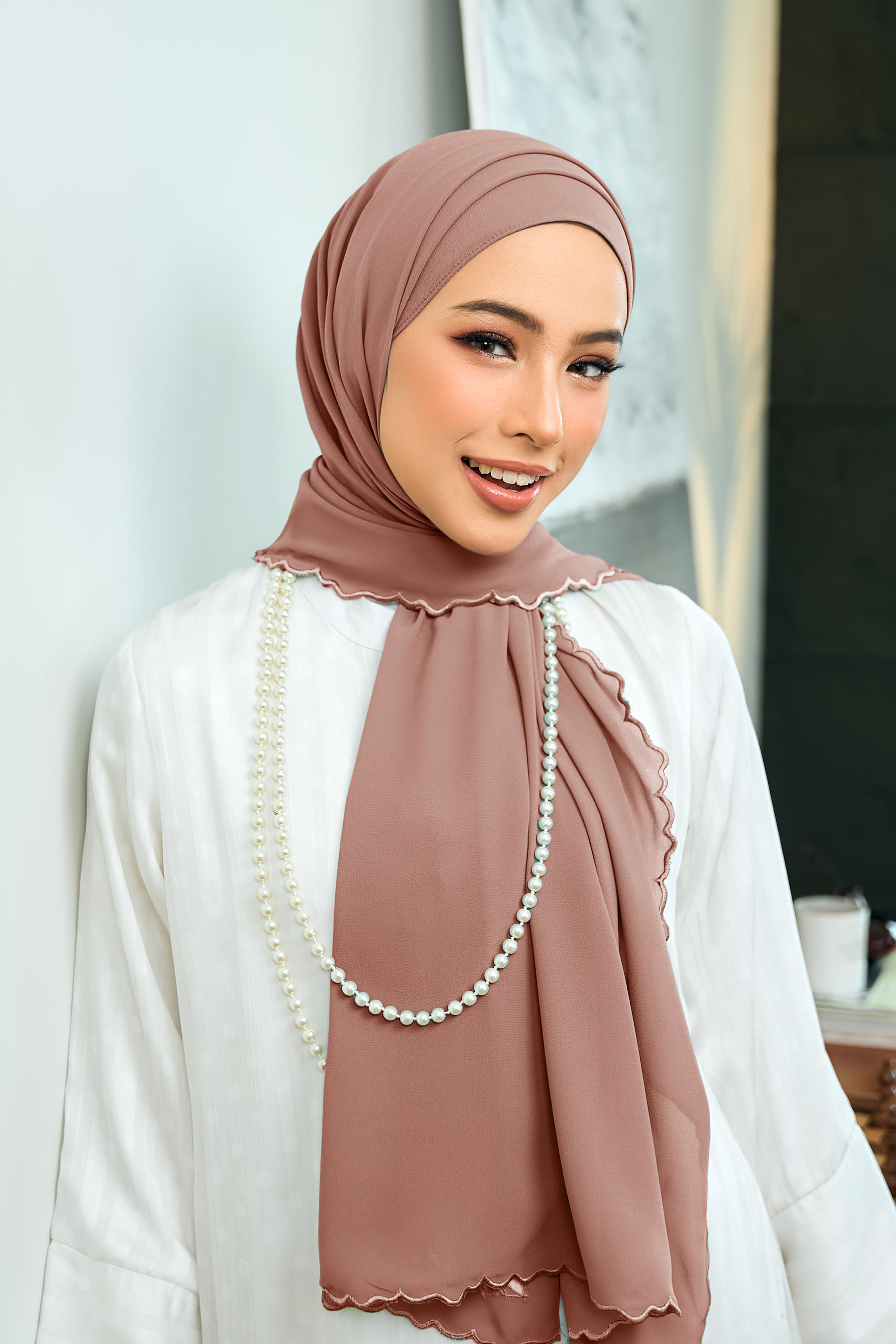 Erika Embroidered Shawl